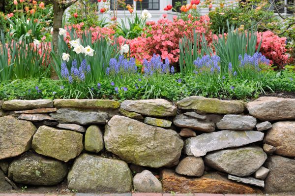Stone Wall Hardscaping in Lenexa