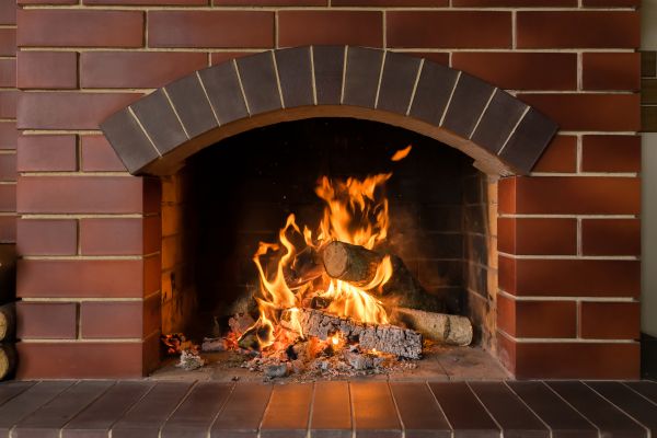 Brick Fireplace Installation in Lenexa
