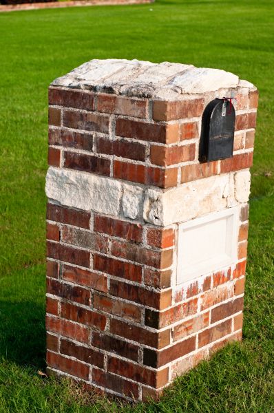 Brick Mailbox Installation in Lenexa